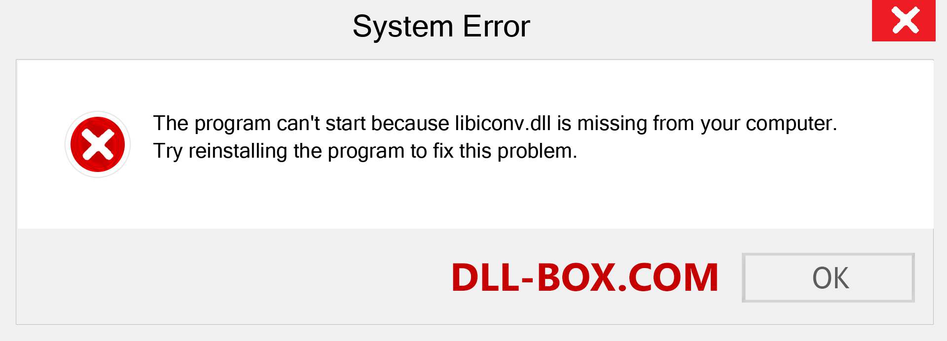  libiconv.dll file is missing?. Download for Windows 7, 8, 10 - Fix  libiconv dll Missing Error on Windows, photos, images